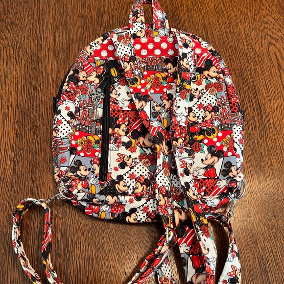 NWOT HANDMADE Mickey and Minnie Mouse Backpack - Red, Black and White ❤️🖤🤍 - Picture 3 of 15